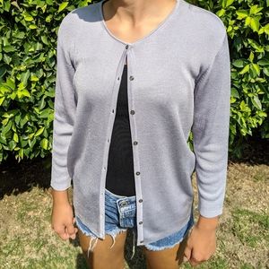 Women's Lavender Cardigan